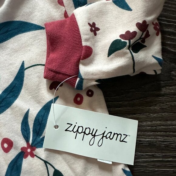 NWTS Zippy Jamz Organic Cotton Princettia Zipper Front Sleeper, 0-3 months - Picture 5 of 5